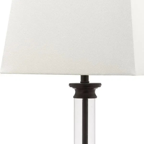 Davis Acrylic Table Lamp in Black and White (Set of 2) - The Mayfair Hall