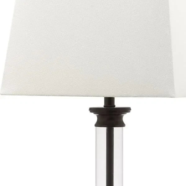Davis Acrylic Table Lamp in Black and White (Set of 2) - The Mayfair Hall