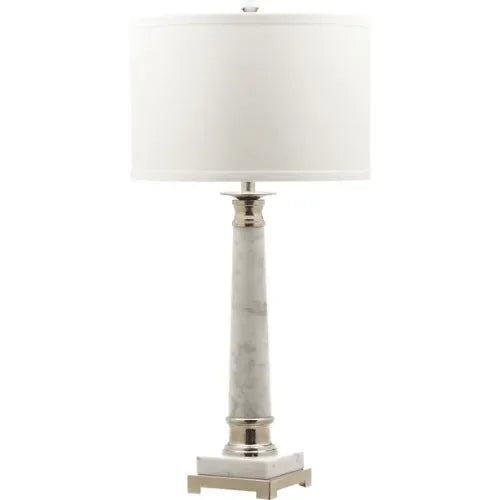 Colleen Marble Table Lamp in White (Set of 2) - The Mayfair Hall