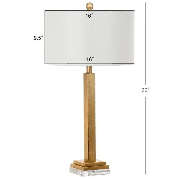 Perri Metal Table Lamp in Gold (Set of 2) - The Mayfair Hall