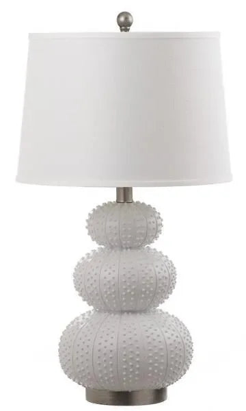 Rita Resin Table Lamp in White (Set of 2) - The Mayfair Hall
