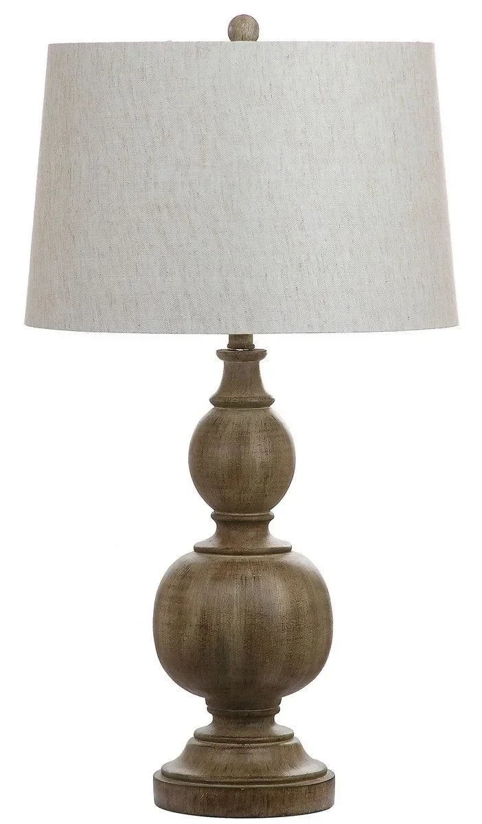Araceli Resin Table Lamp in Brown (Set of 2) - The Mayfair Hall