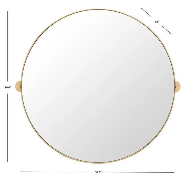 Eldia Iron Mirror in Gold - The Mayfair Hall