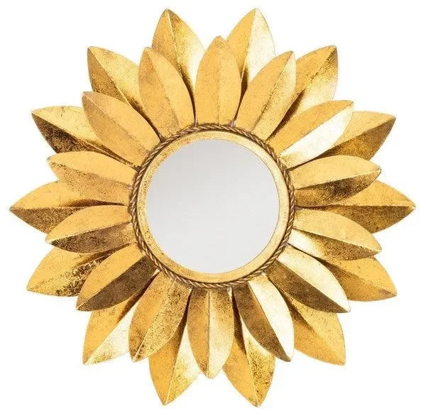 Larcen Iron Mirror in Gold Foil - The Mayfair Hall