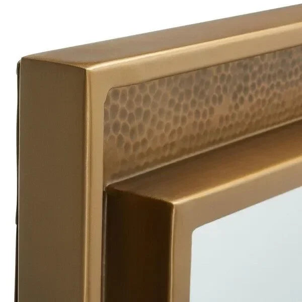 Lavanya Iron Mirror in Antique Brass - The Mayfair Hall