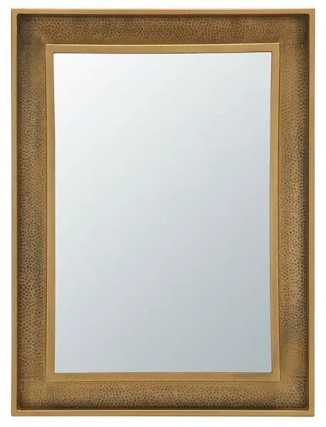 Lavanya Iron Mirror in Antique Brass - The Mayfair Hall