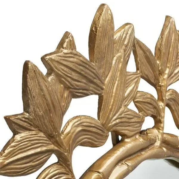 Nivaria Iron Mirror in Antique Brass - The Mayfair Hall