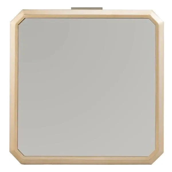 Giana Mirrored Nightstand in Gold with 3 Drawers - The Mayfair Hall