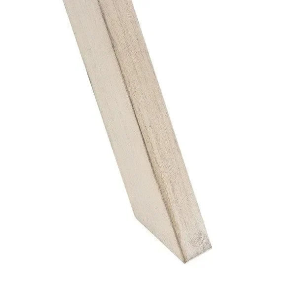 Odilia Acacia Wood Nightstand in Antique White - The Mayfair Hall