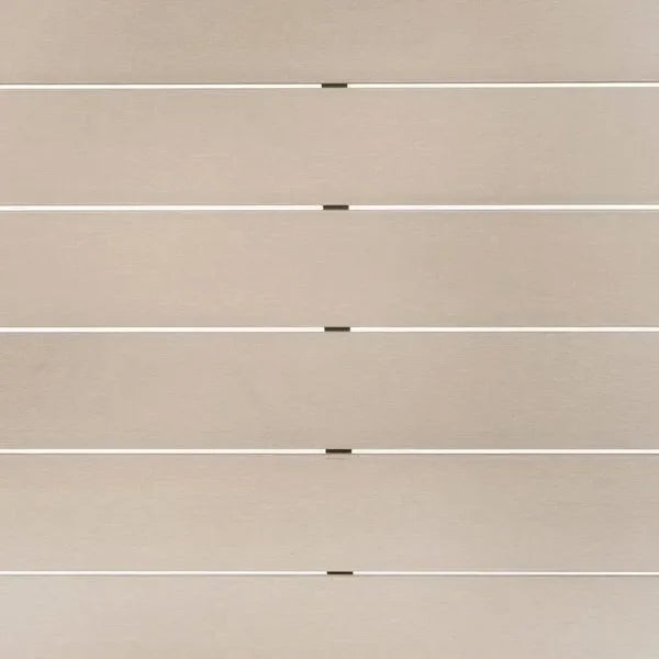 Beldan Wood Outdoor Dining Table in Distressed Taupe - The Mayfair Hall