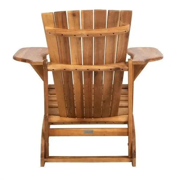 Mopani Acacia Wood Adirondack Chair in Natural - The Mayfair Hall