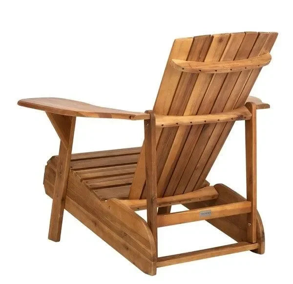 Mopani Acacia Wood Adirondack Chair in Natural - The Mayfair Hall