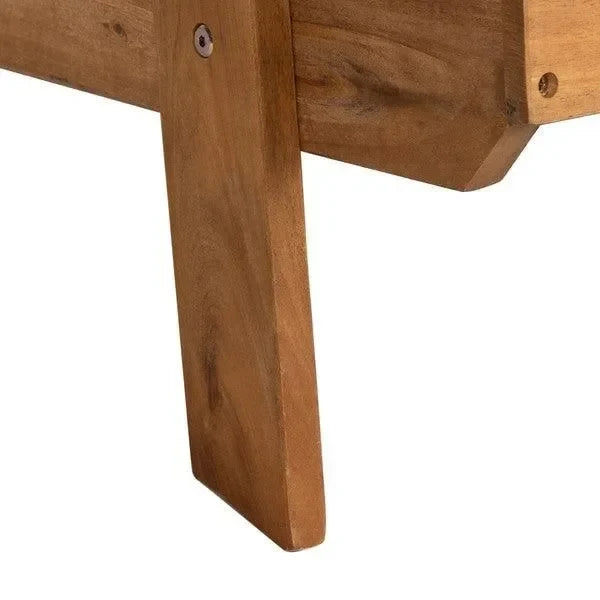 Mopani Acacia Wood Adirondack Chair in Natural - The Mayfair Hall