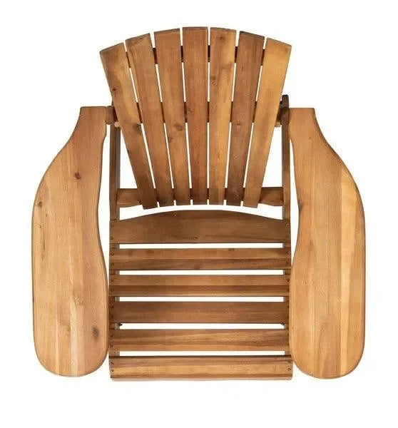Mopani Acacia Wood Adirondack Chair in Natural - The Mayfair Hall