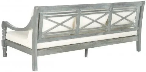 Pasadena Acacia Wood Daybed in Ash Gray - The Mayfair Hall