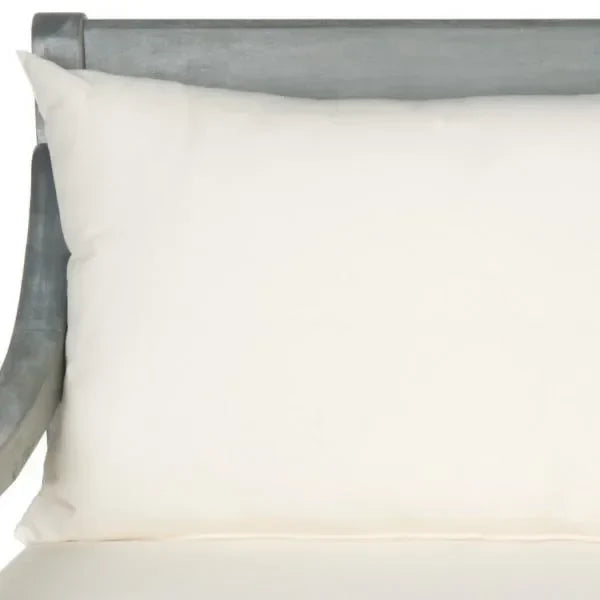 Pasadena Acacia Wood Daybed in Ash Gray - The Mayfair Hall