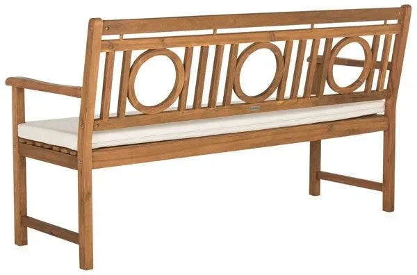 Safavieh Montclair Natural Wood Garden Bench