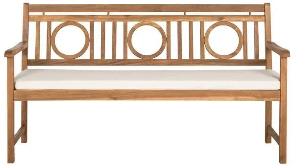 Safavieh Montclair Natural Wood Garden Bench