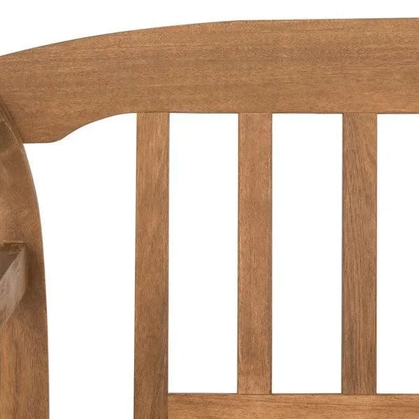 Porterville Natural Wood Garden Bench - The Mayfair Hall