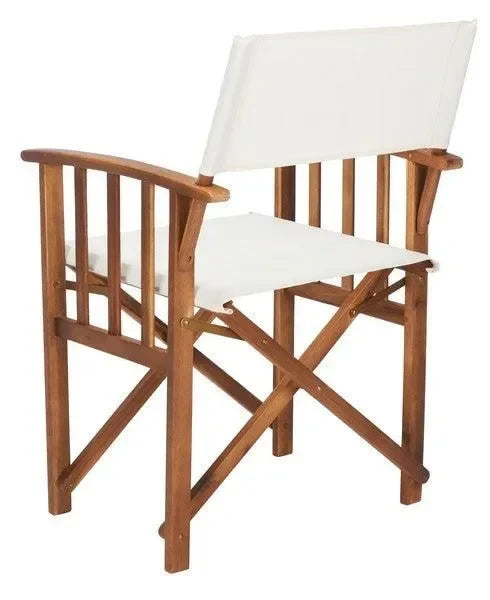 Laguna Acacia Wood Director Chair in Natural (Set of 2) - The Mayfair Hall