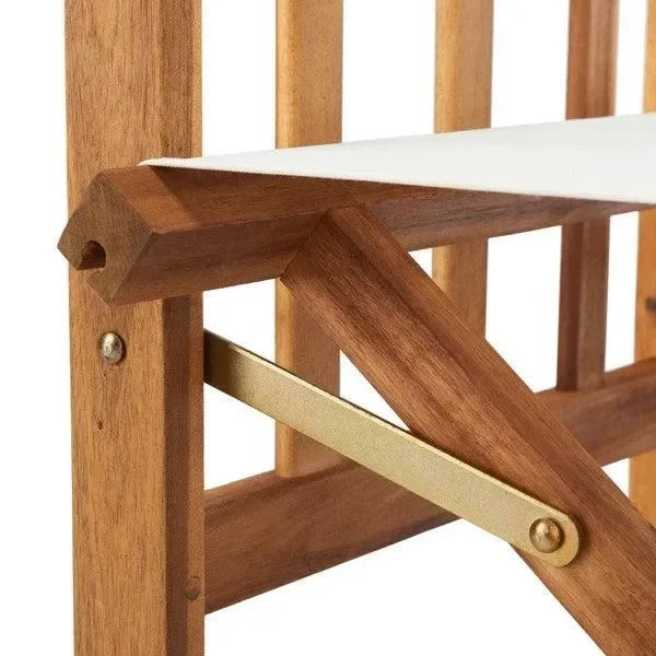 Laguna Acacia Wood Director Chair in Natural (Set of 2) - The Mayfair Hall
