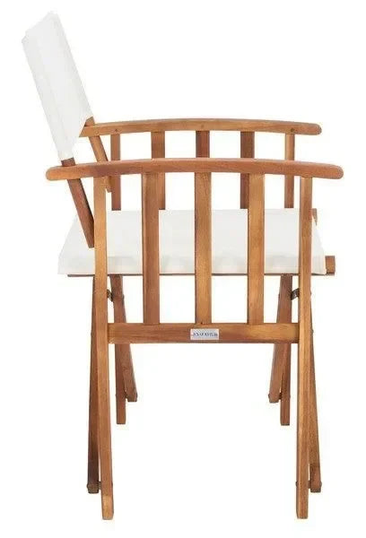 Laguna Acacia Wood Director Chair in Natural (Set of 2) - The Mayfair Hall