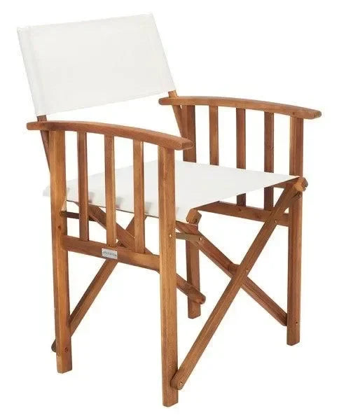 Laguna Acacia Wood Director Chair in Natural (Set of 2) - The Mayfair Hall