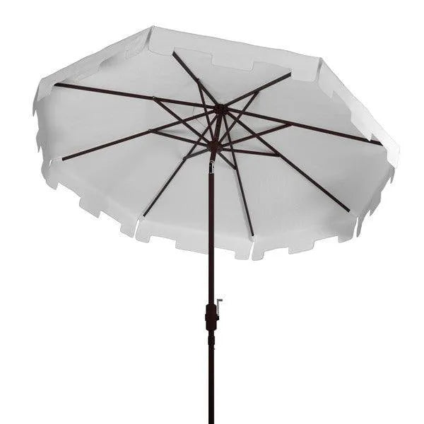 Safavieh Zimmerman White Round Market Umbrella (11ft)