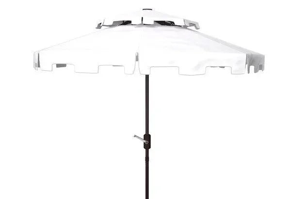 Zimmerman Polyester Market Umbrella in White with Double Top (9ft) - The Mayfair Hall