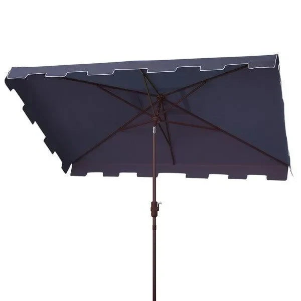 Zimmerman Polyester Market Umbrella in Navy and White - The Mayfair Hall