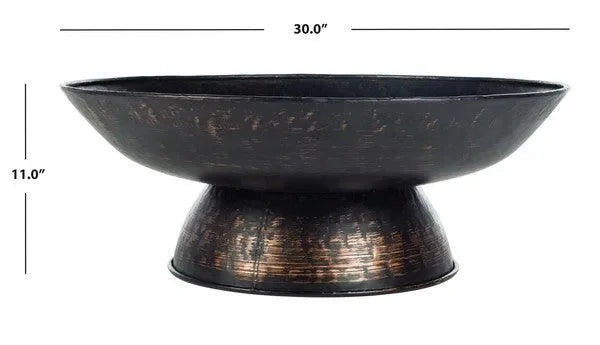 Grenada Iron Fire Pit in Black - The Mayfair Hall