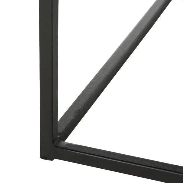 Leros Iron Fire Pit in Black with Removable Screen - The Mayfair Hall