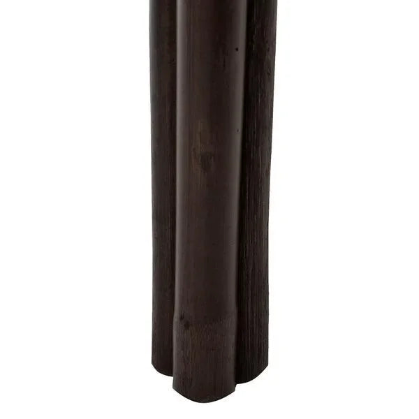 Gino Wood Arm Chair in Dark Brown and Black - The Mayfair Hall