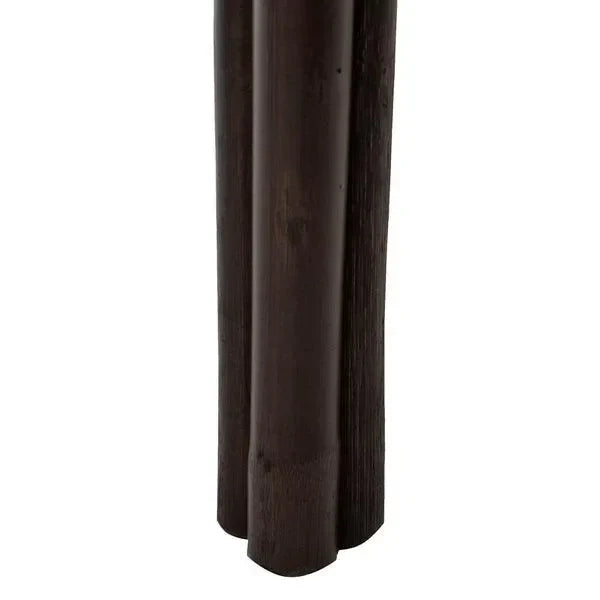 Gino Wood Arm Chair in Dark Brown and Black - The Mayfair Hall