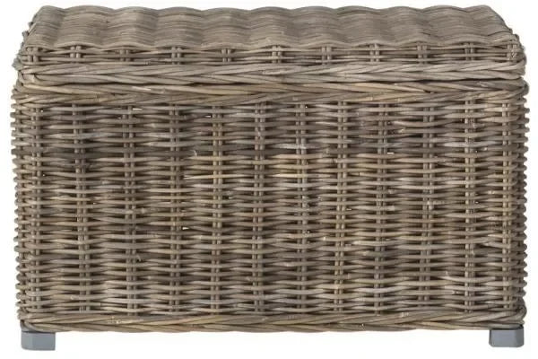 Mikasi Rattan Basket in Gray - The Mayfair Hall