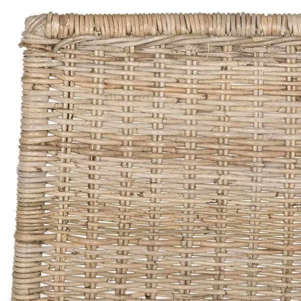 Makassar Rattan Dining Chair in Gray - The Mayfair Hall