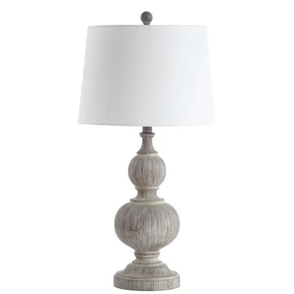 Ephraim Resin Table Lamp in Gray (Set of 2) - The Mayfair Hall
