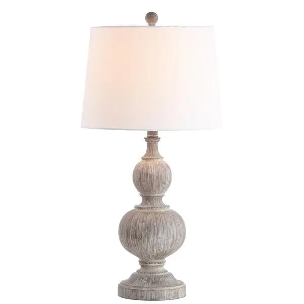 Ephraim Resin Table Lamp in Gray (Set of 2) - The Mayfair Hall