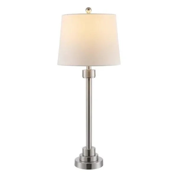 Baxter Iron Table Lamp in Nickel - The Mayfair Hall