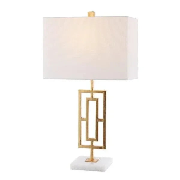 Yara Iron Table Lamp in Gold Leaf (Set of 2) - The Mayfair Hall