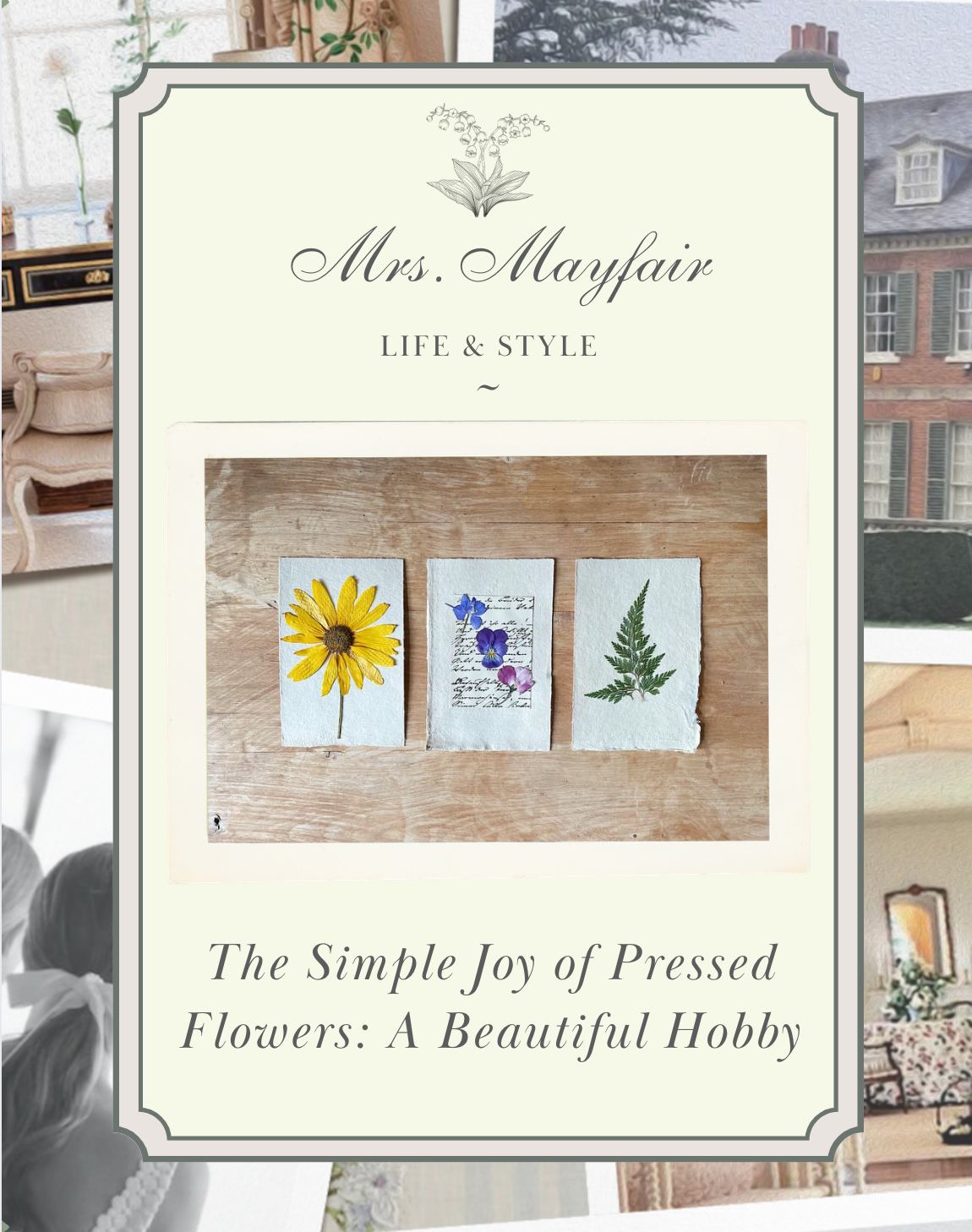 The Simple Joy of Pressed Flowers: A Beautiful Hobby
