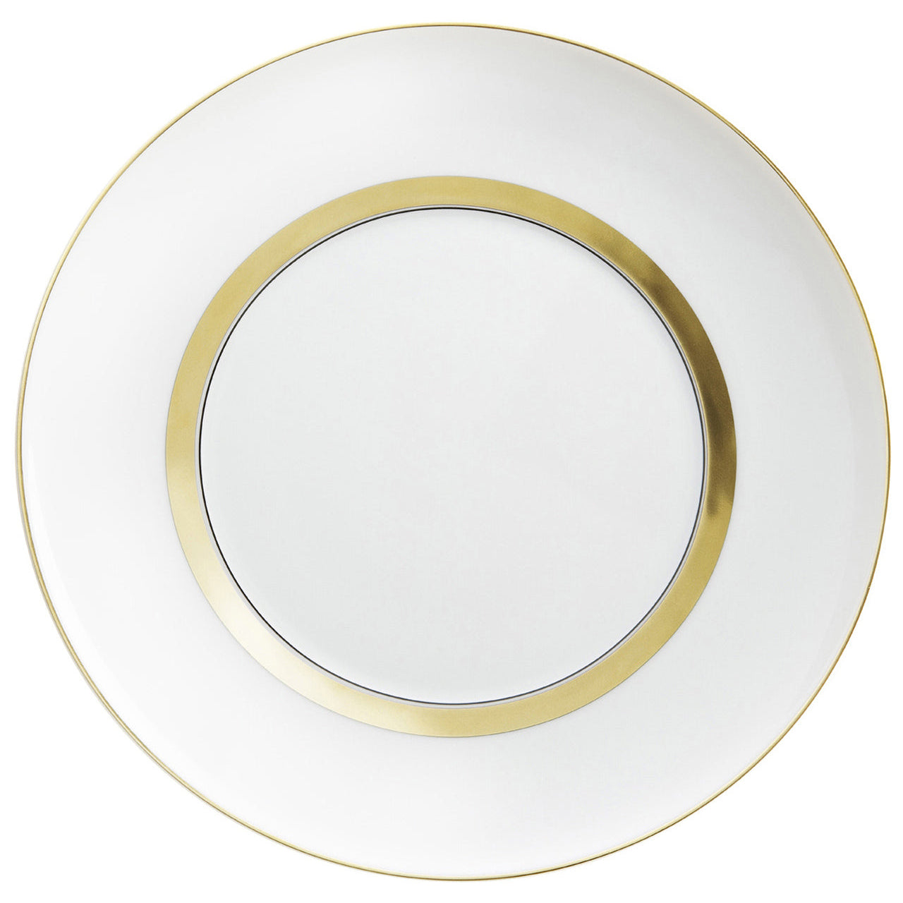 Domo Gold Porcelain Dessert Plate (Set of 4)