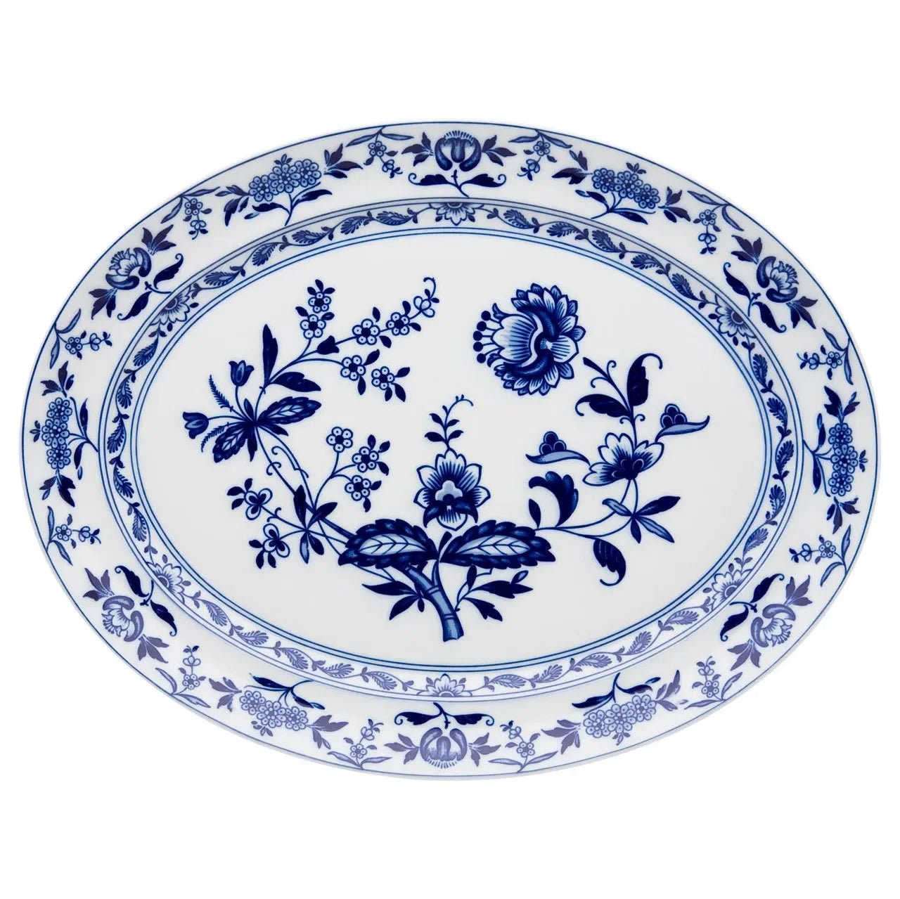 Margão Porcelain Large Oval Platter - The Mayfair Hall