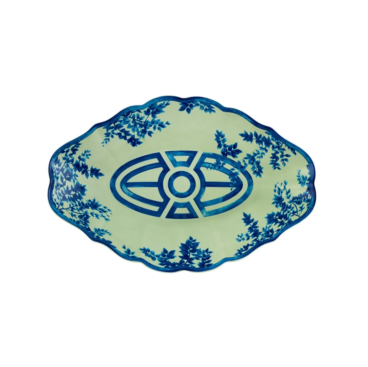 Vista Alegre The Meaning Medium Platter in Blue