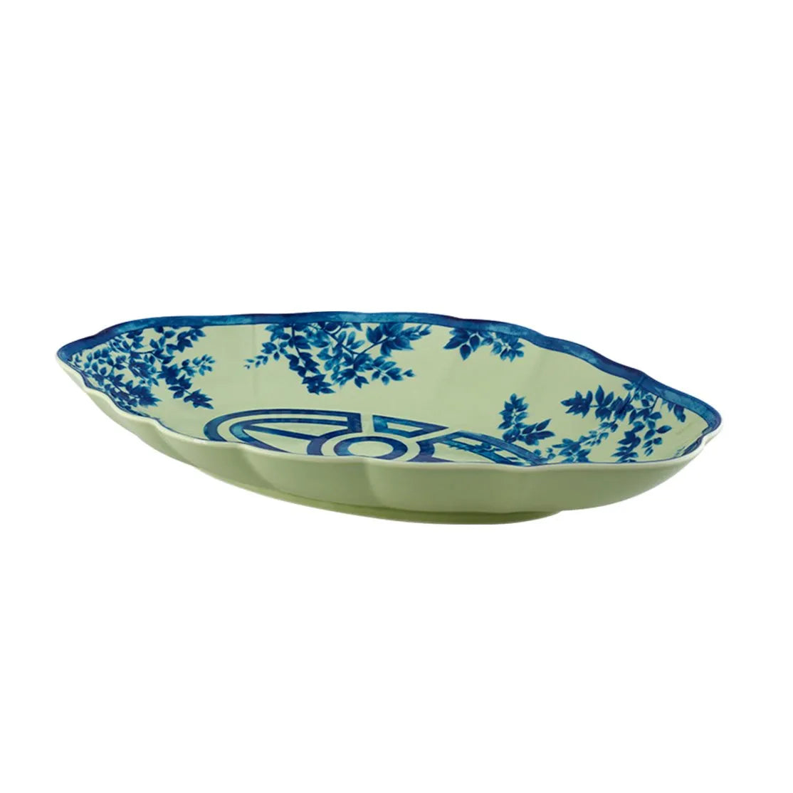 Vista Alegre The Meaning Medium Platter in Blue