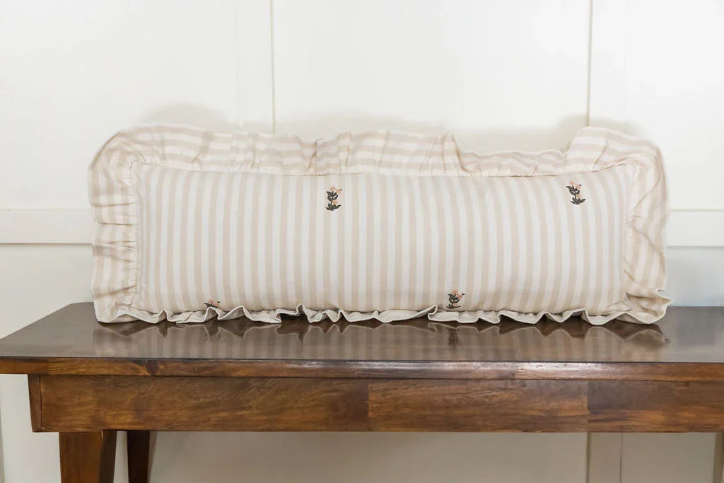 Frances Ruffled Lumbar Pillow - The Mayfair Hall