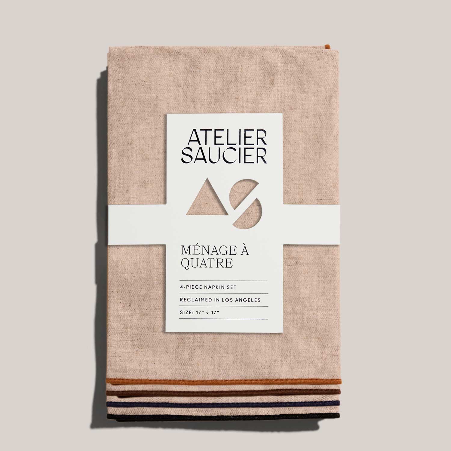 Dune Linen Napkins in Oatmeal (Set of 4)