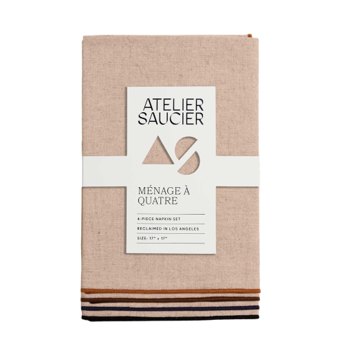 Dune Linen Napkins in Oatmeal (Set of 4)