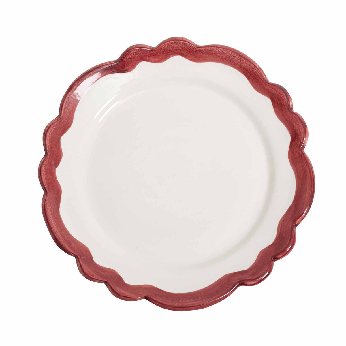 Atardecer Wave Hand-Painted Porcelain Dinner Plates by Isla Capricho — Set of 2