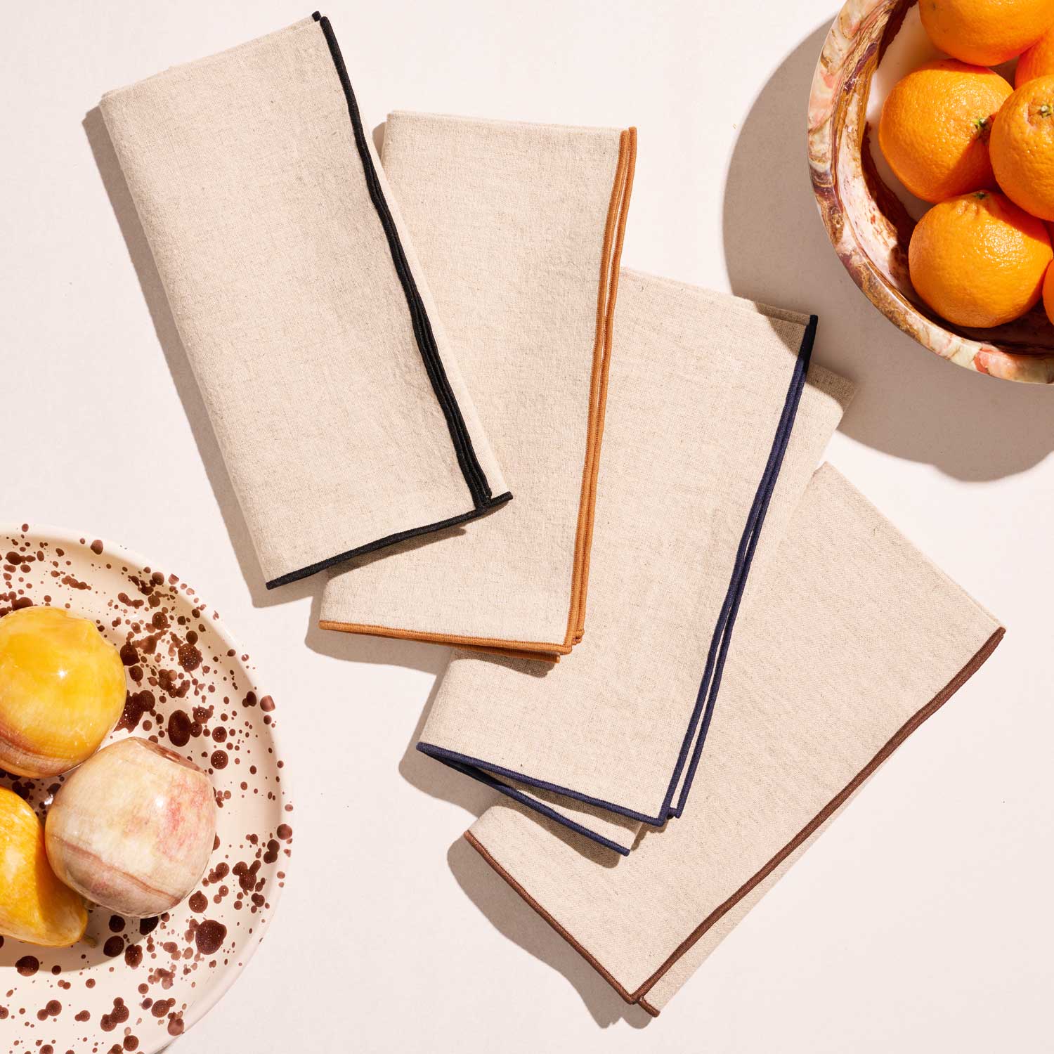 Dune Linen Napkins in Oatmeal (Set of 4)
